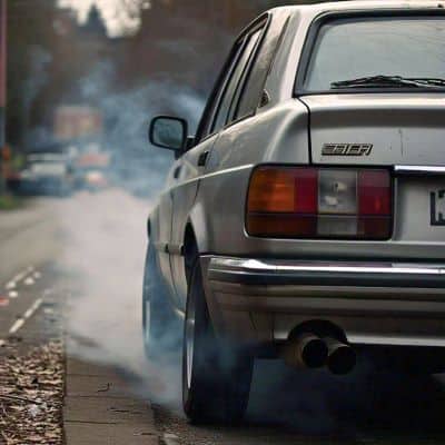 Excessive car exhaust smoke