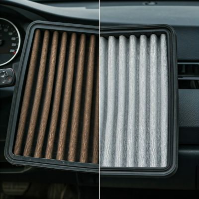 Old versus New Air Filter